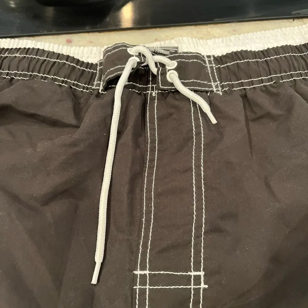 North 15 Black & White Board Shorts sz 5X NWT